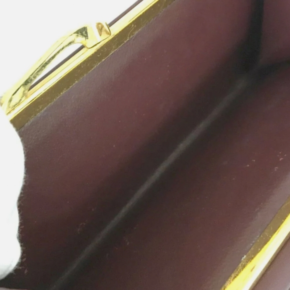 MUST DE CARTIER LEARTHER BIFOLD LONG WALLET/M2682 - Picture 7 of 8